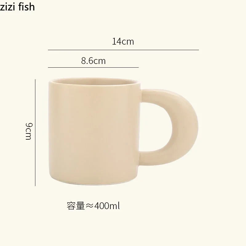 Axya Creative Beauty Ceramic Mug Set for Home & Office Use