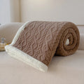 Axyaa Double Thickened Throw Blanket for Winter - Super Soft Cozy Sofa Bed Cover