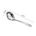 Axyaa Stainless Steel Soup Ladle Serving Colander with Long Handle