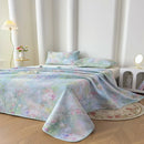 Axyaa Lyocell Tencel Cotton Printed Bed Cover Single Tatami Bedspread