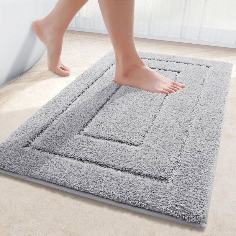 Axyaa Microfibre Non-Slip Bath Rug - Water Absorbent and Washable