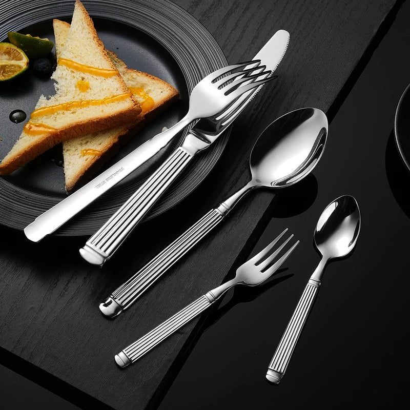 Axyaa Stainless Steel Cutlery Set for Western Dining