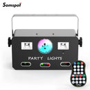 Axyaa RGBY Laser Effect Party Lights with Remote Control for Stage Lighting