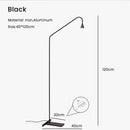 Axyaa Minimalist Gold Metal LED Floor Lamp for Living Room, Study, or Bar