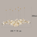Axyaa Modern Vintage LED Stair Chandeliers for Living Room Ceiling Indoor Lighting