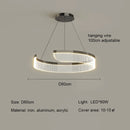 Axyaa Modern Circular Living Room Pendant Light