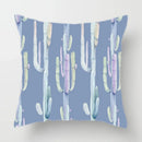 Axyaa Watercolor Cactus Flower Pillow Case 45x45cm