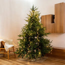 Axyaa Christmas Tree USB String Lights: Indoor/Outdoor Xmas Decor, Waterproof & Green Ring