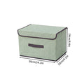 Axyaa Plus Size Clothing Organizer Box with Lid for Quilts and Bedding