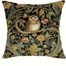 Floral Owl Bird Print Pillowcase for Living Room & Bedroom Decor by Axyaa