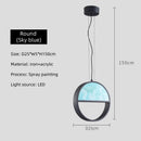 Axyaa Colorful Art Pendant Light for Home and Commercial Spaces