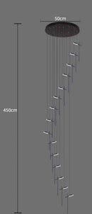 Axyaa Modern Indoor Pendant Lights LED Chandelier Decorative Ceiling Lamp