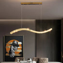 Axyaa Crystal Chandelier, Dining Room Pendant Light, Luxury Living Room Ceiling Lamp