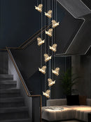 Axyaa Luxury Crystal Chandelier Pendant Lights