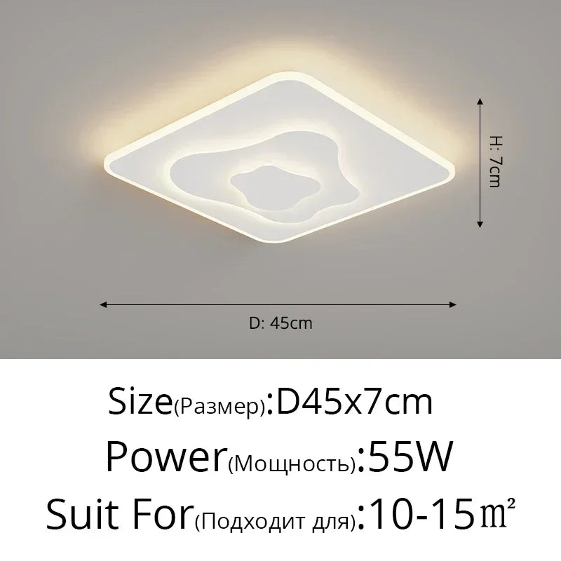 Axyaa Cloud LED Chandelier: Modern Iron Art Ceiling Lamp for Home Decor