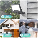 Axyaa 6000mAh Solar Barn Light Security Motion Sensor 800 Lumen Wall Lamp