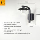 Axyaa Waterproof LED Wall Light IP65 Modern Garage Balcony Atmosphere Light