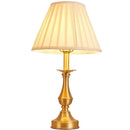 Axyaa Nordic Brass LED Desk Lamp - Modern Copper Finish