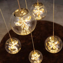 Axyaa Ring LED Pendant Light Chandeliers for Modern Living & Dining Room Lighting