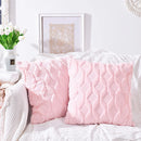 Axyaa Plush Cushion Cover 45x45 Soft Pillowcase for Home Decor Cozy Living Room