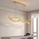 Axyaa LED Pendant Chandeliers for Modern Living Room, Dining Room Hanging Light