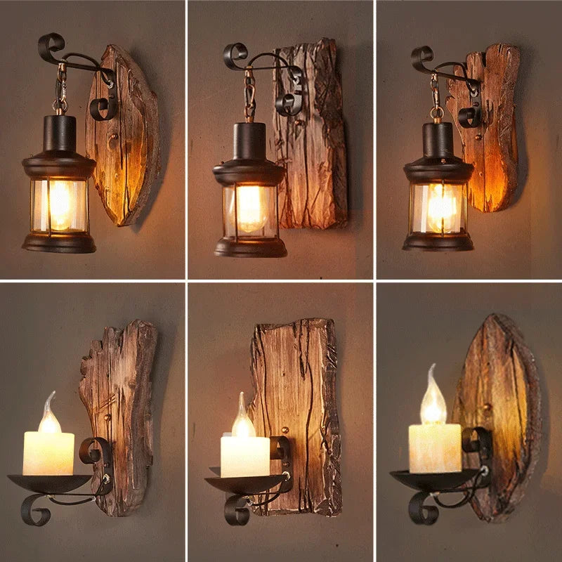 Industrial Retro Wall Lights for Axya - Stylish Interior Decor for Home or Business