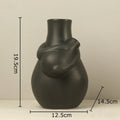 Axyaa Ceramic Floral Vase for Elegant Room Decor and Flower Arrangement