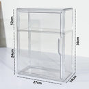 Clear Acrylic Doll Storage Display Case Organizer by Axyaa