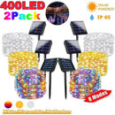 Axyaa Solar LED Fairy Light String for Outdoor Festoon Garden Decoration
