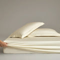 Axyaa Cotton Solid Color Single Fitted Sheet, Soft & Skin-Friendly