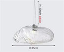 Axyaa Modern Glass Pendant Light for Elegant Ambiance
