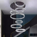 Axyaa LED Staircase Chandeliers Living Room Pendant Light Modern Home Decor