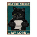 Axyaa Funny Butt Napkins Poster for Home Hotel Cafe Decor