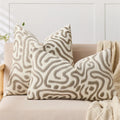 Axyaa Abstract Art Textured Accent Pillow Cover