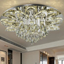 Axyaa Luxury Crystal Chandelier with Remote Control for Home and Hotel Decor
