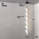 Axyaa Modern Long Line Chandelier Pendant Light for Bedroom
