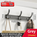 Axyaa Wall-Mounted One Row Hangers for Towels, Clothes, Hats, and More