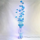 Axyaa Nordic Blue Floor Lamp: Modern LED Decorative Light for Living Room