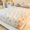 Axyaa Cotton Fitted Sheet | Breathable & Soft | Non-Slip | Customizable | 16 Sizes