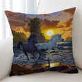 Axyaa Skull Lighthouse Monster Cushion Covers 45x45CM - Cool Art Animals Scary Design
