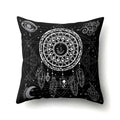 Axyaa Boho Indian Feather Dreamcatcher Pillow Cushion Cover for Home Decor
