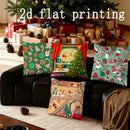 Christmas Pattern Pillow Covers by Axyaa - Perfect for Sofa, Bedroom, Car