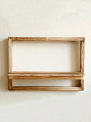 Rustic Wood Floating Wall Shelves by Axyaa for Bedroom, Kitchen, Bathroom