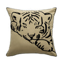 Embroidered Animal Cushion Cover 45x45cm by Axyaa - Puppy Horse Panda Bunny Zebra
