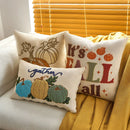Axyaa Halloween Maple Pumpkin Thanksgiving Cushion Cover Set