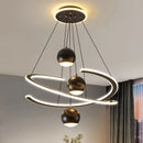 Axyaa Modern Pendant Chandeliers for Living Room Dining Room | Indoor LED Hanging Light