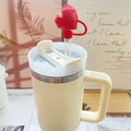 Axyaa Diamond Silicone Straw Covers for Stanley Cup Tumblers