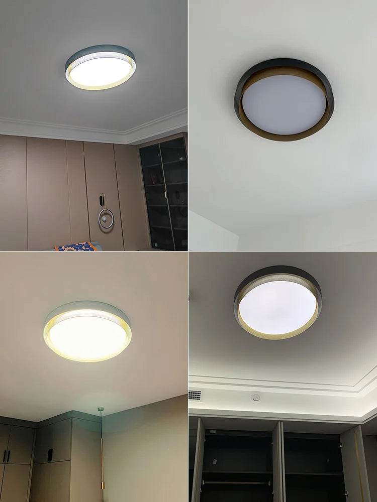 Axyaa Round Room Lamp Set Warm & Romantic Modern Ceiling Light