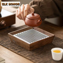 Axyaa Aluminum Tea Tray Japanese Cuisine Coffee Storage Cutlery Organizer