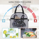 French Bulldog Art Lunch Bag by Axyaa: Insulated Bento Tote for Work, School, Picnic